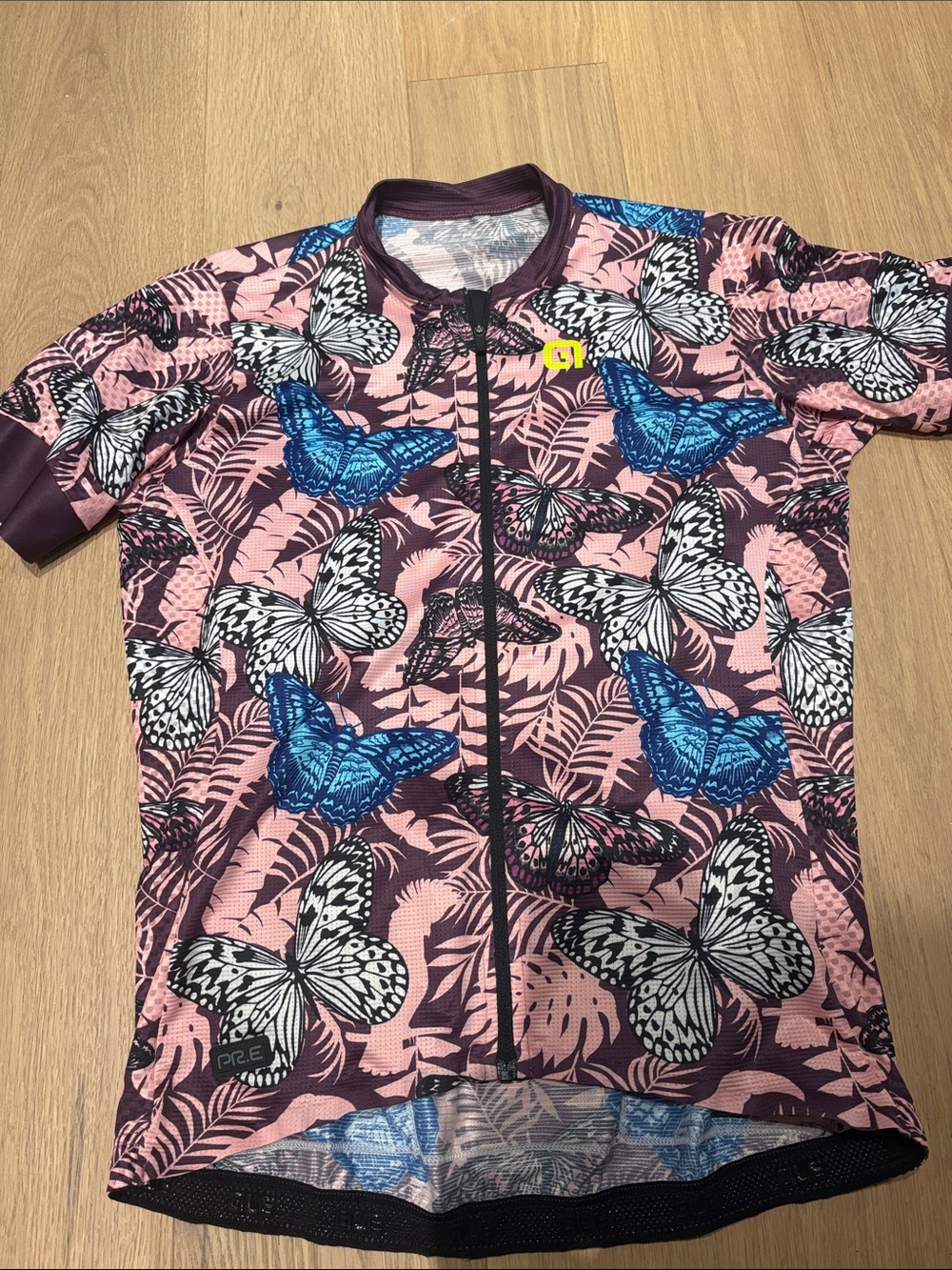 Butterfly Print Cycling Jersey - with matching shorts